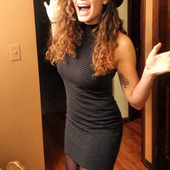 silence + noise Dresses & Skirts - High neck bodycon dress